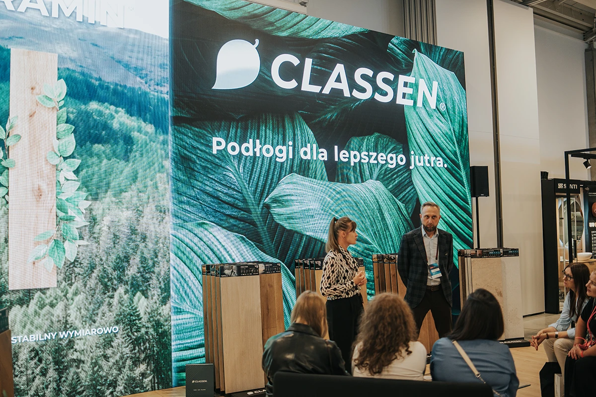 Jodełka, wodoodporność i ekologia – nowości Classen na Komfort Design Days